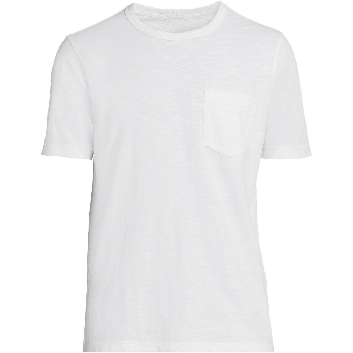 Lands' End Men's Short Sleeve Garment Dye Slub Pocket Tee Product Image