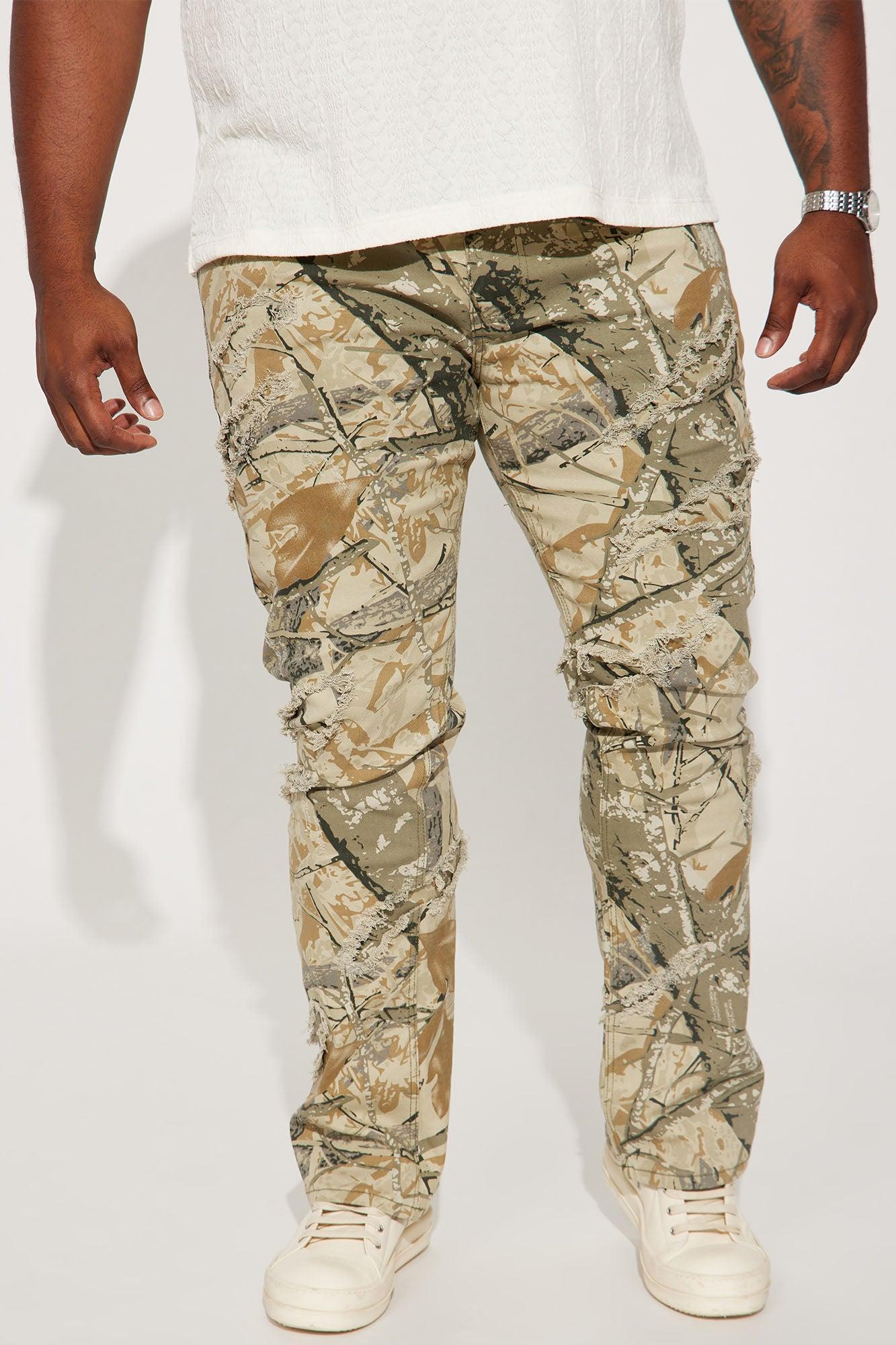 Get Into It Skinny Flared Pants - Camouflage Product Image