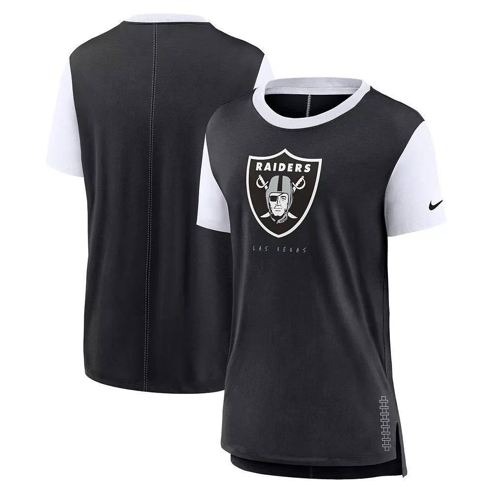 Women's Nike Black Las Vegas Raiders Team T-Shirt, Size: Medium, Lvr Black Product Image