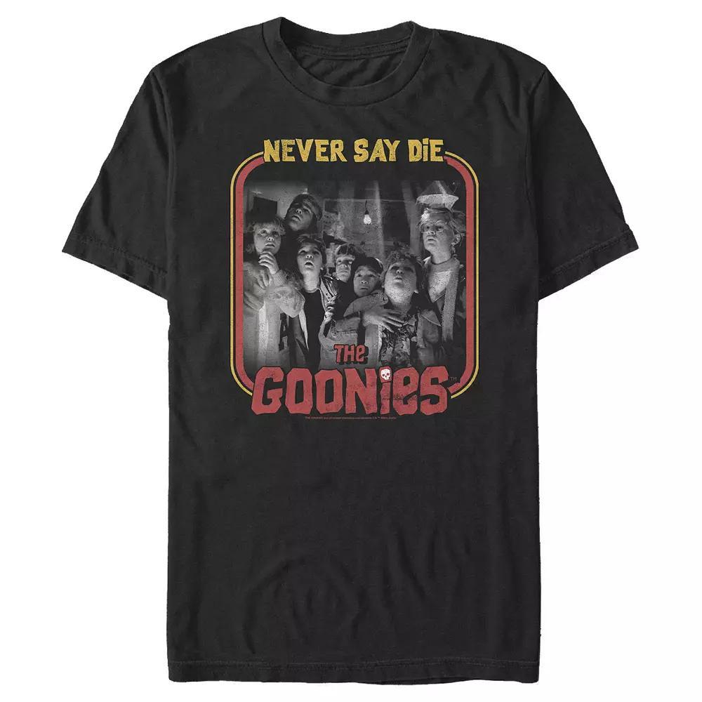 Men's The Goonies Never Say Die Graphic Tee, Size: Medium, Black Product Image