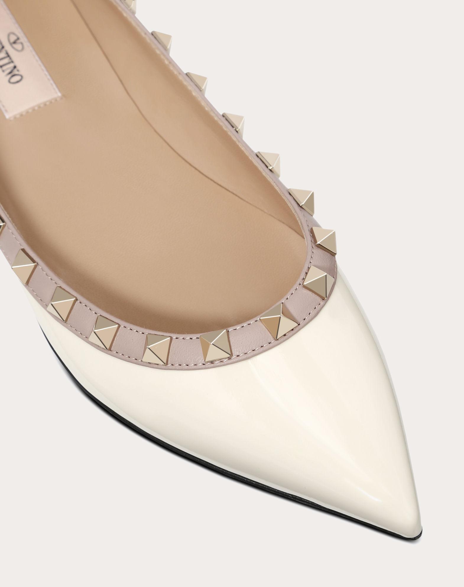 Patent Rockstud Ballet Flat Product Image