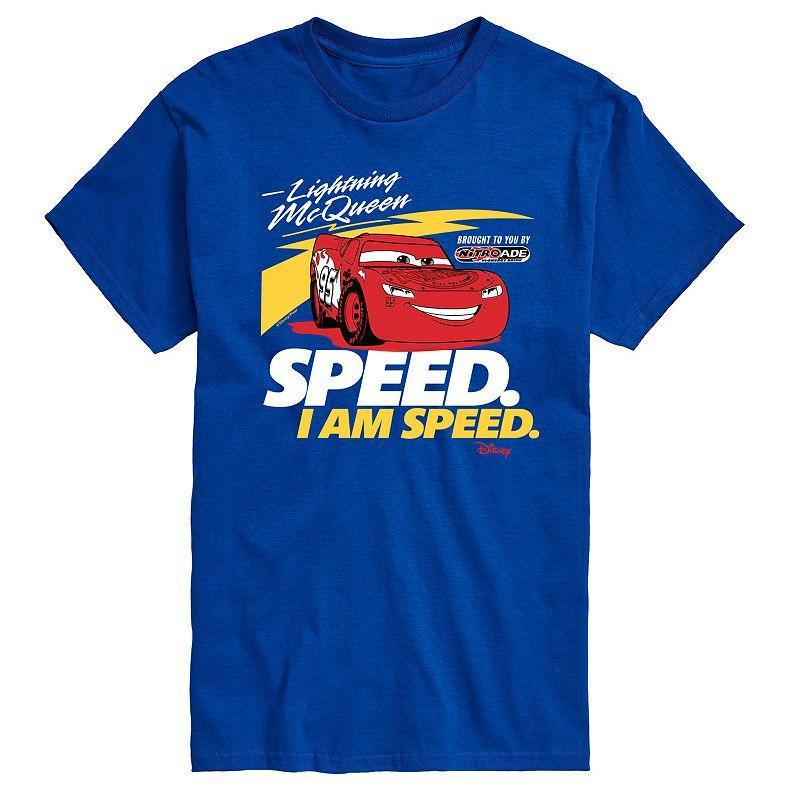 Disney / Pixar's Lightening McQueen Cars Men's Speed I am Speed Graphic Tee, Size: Large, Black Product Image