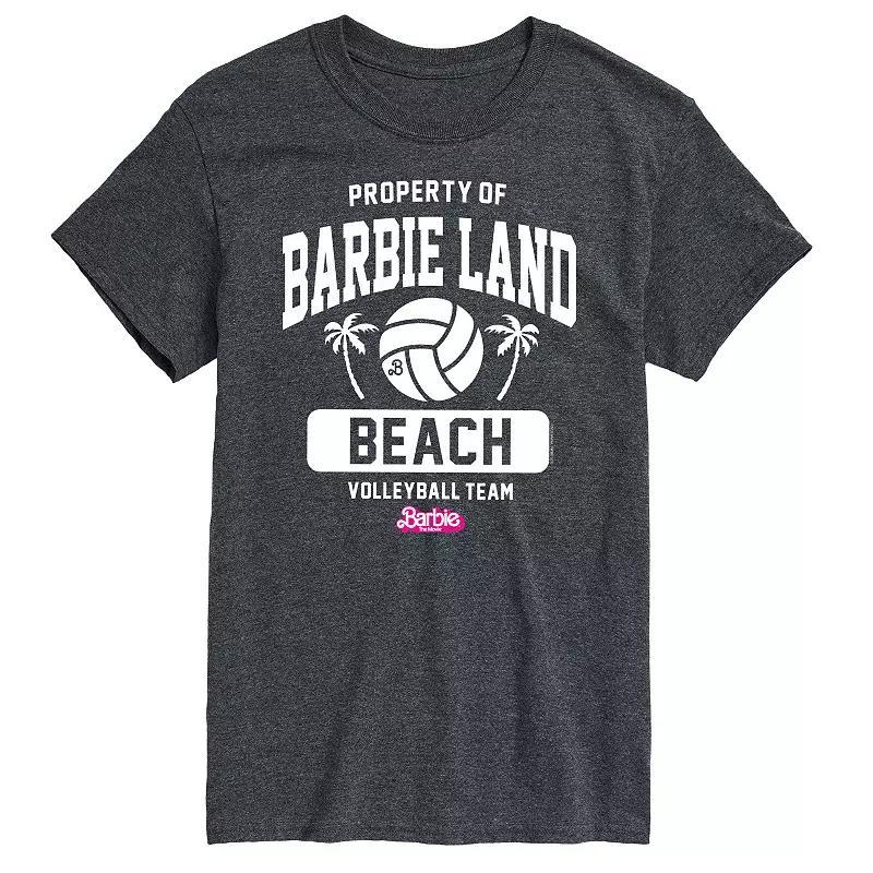 Big & Tall Barbie™ The Movie Volleyball Graphic Tee, Men's, Size: Large Tall, Black Product Image