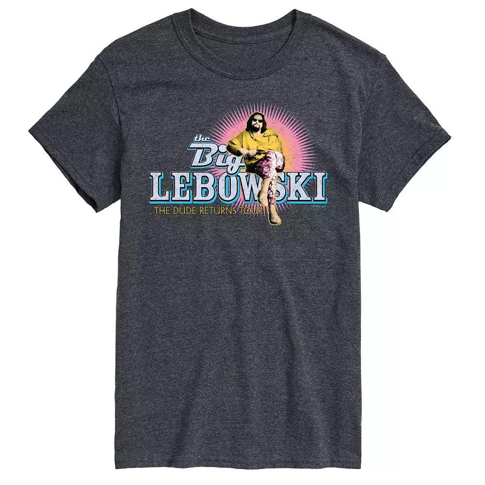 Big & Tall The Big Lebowski Returns to Tour Tee, Men's, Size: XL Tall, Gray Product Image