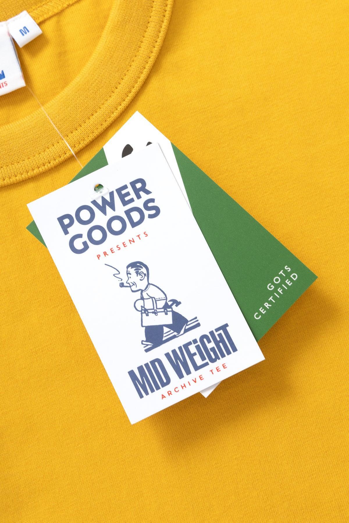 Power Goods - Archive T-Shirt - Sunflower Product Image