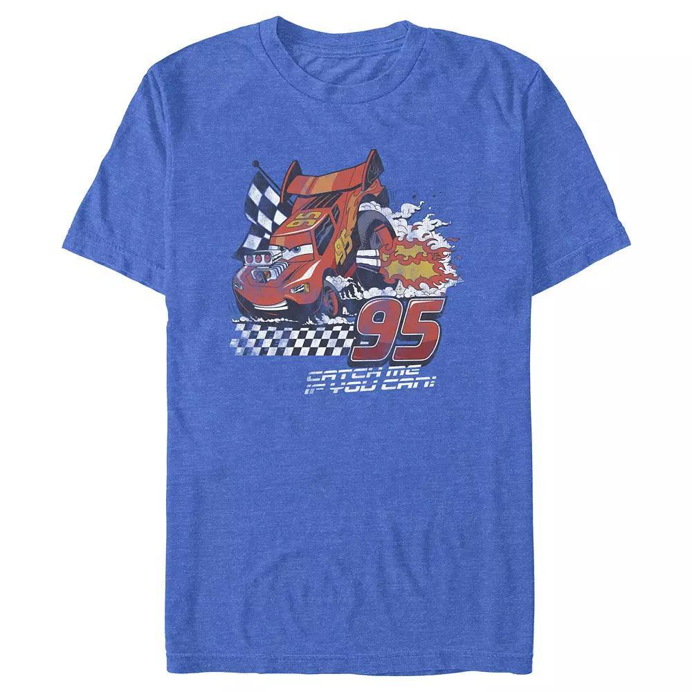 Disney / Pixar's Cars Lightning McQueen Catch Me If You Can Men's Graphic Tee,  Product Image