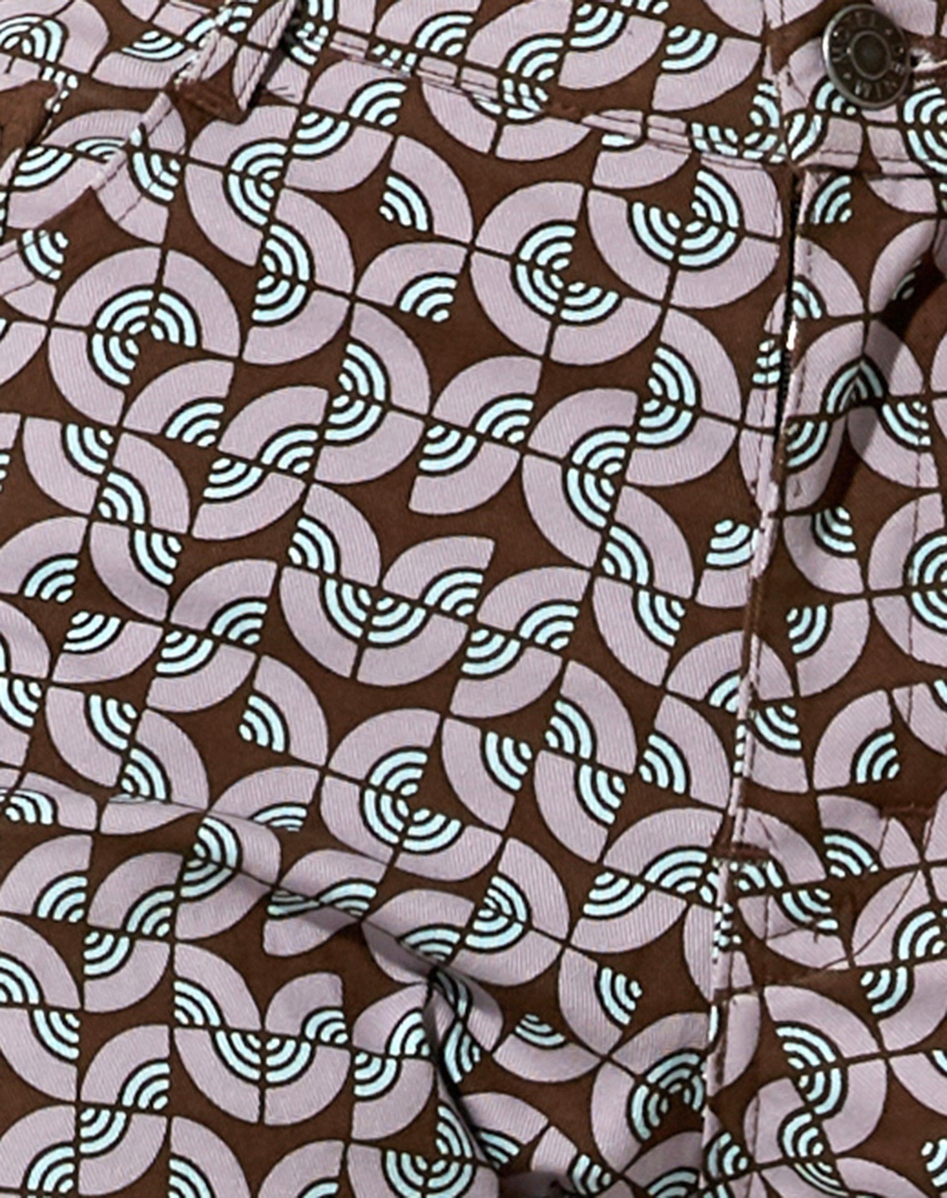 Jopan Flare Trouser in Retro Tile Product Image