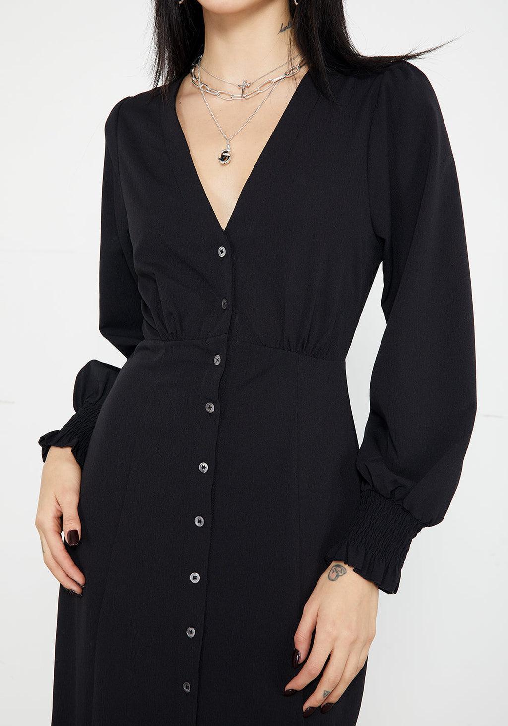 Cora Button Up Midaxi Dress Product Image