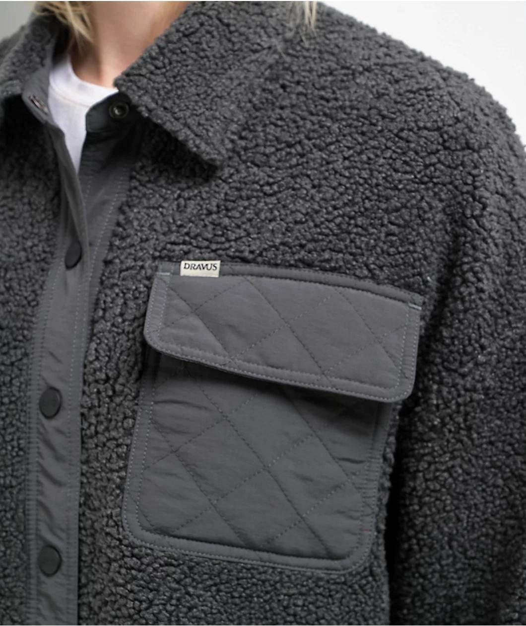 Dravus Tempest Black Sherpa Jacket Product Image