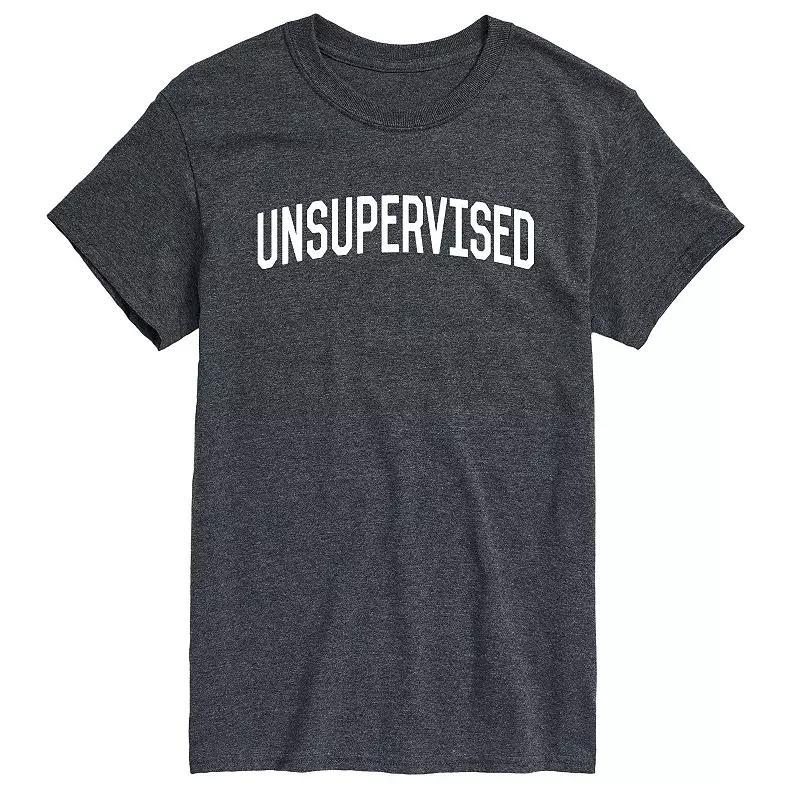 Men's Unsupervised Tee, Size: Large, Gray Product Image