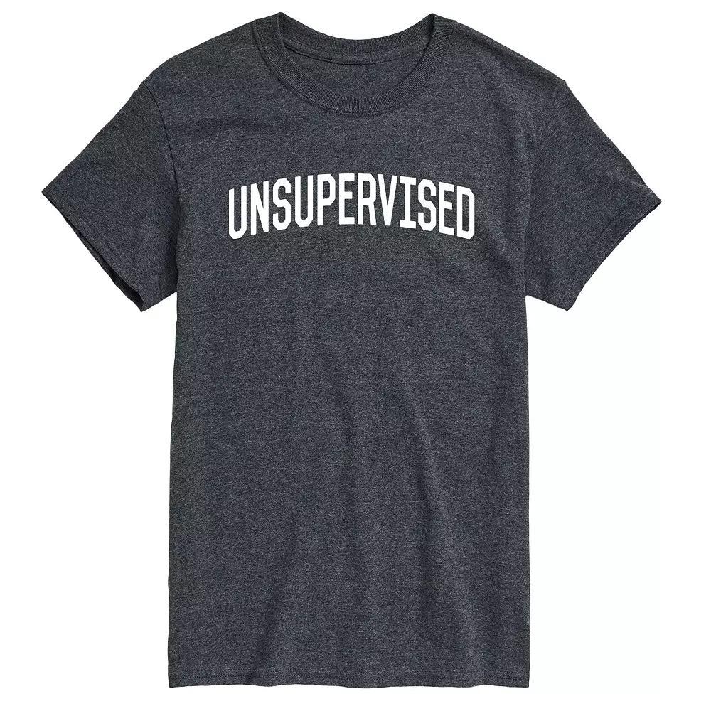 Men's Unsupervised Tee, Size: Large, Gray Product Image