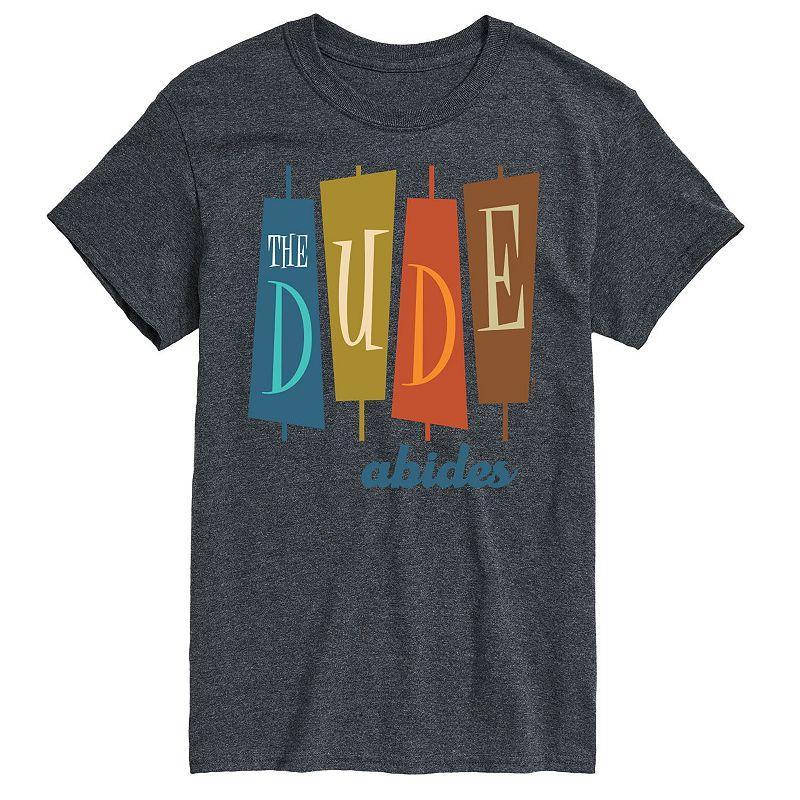 Big & Tall The Big Lebowski Retro Dude Abides Tee, Men's, Size: XL Tall, Gray Product Image