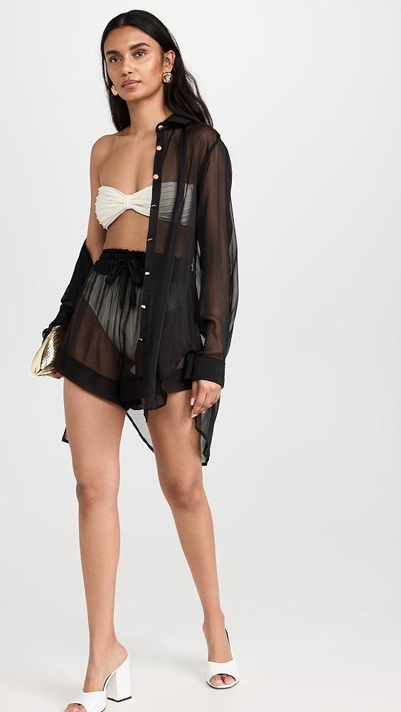 Shani Shemer Eden Rubber Band Shorts | Shopbop Product Image