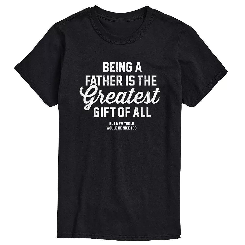 Big & Tall Fatherhood And New Tools Graphic Tee, Men's,  Product Image