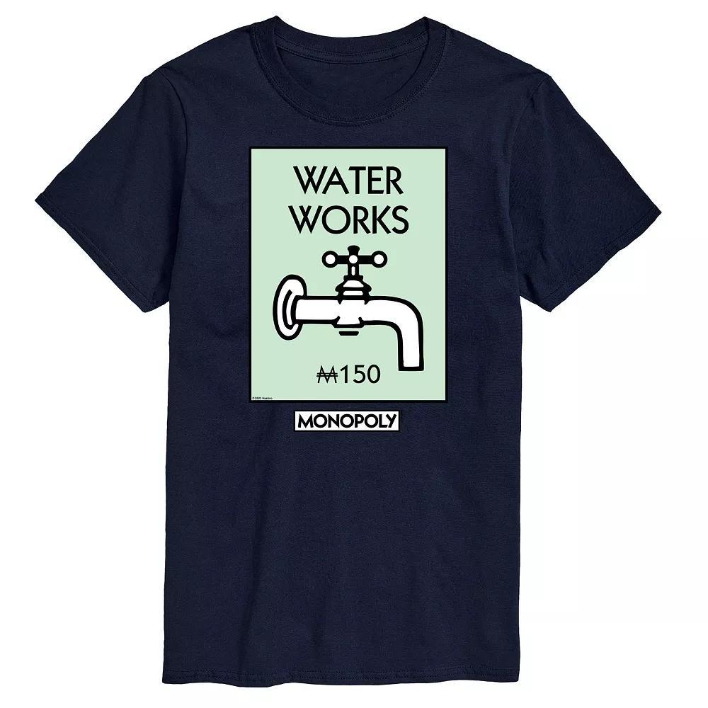 Men's Monopoly Waterworks Graphic Tee, Size: XL, Blue Product Image