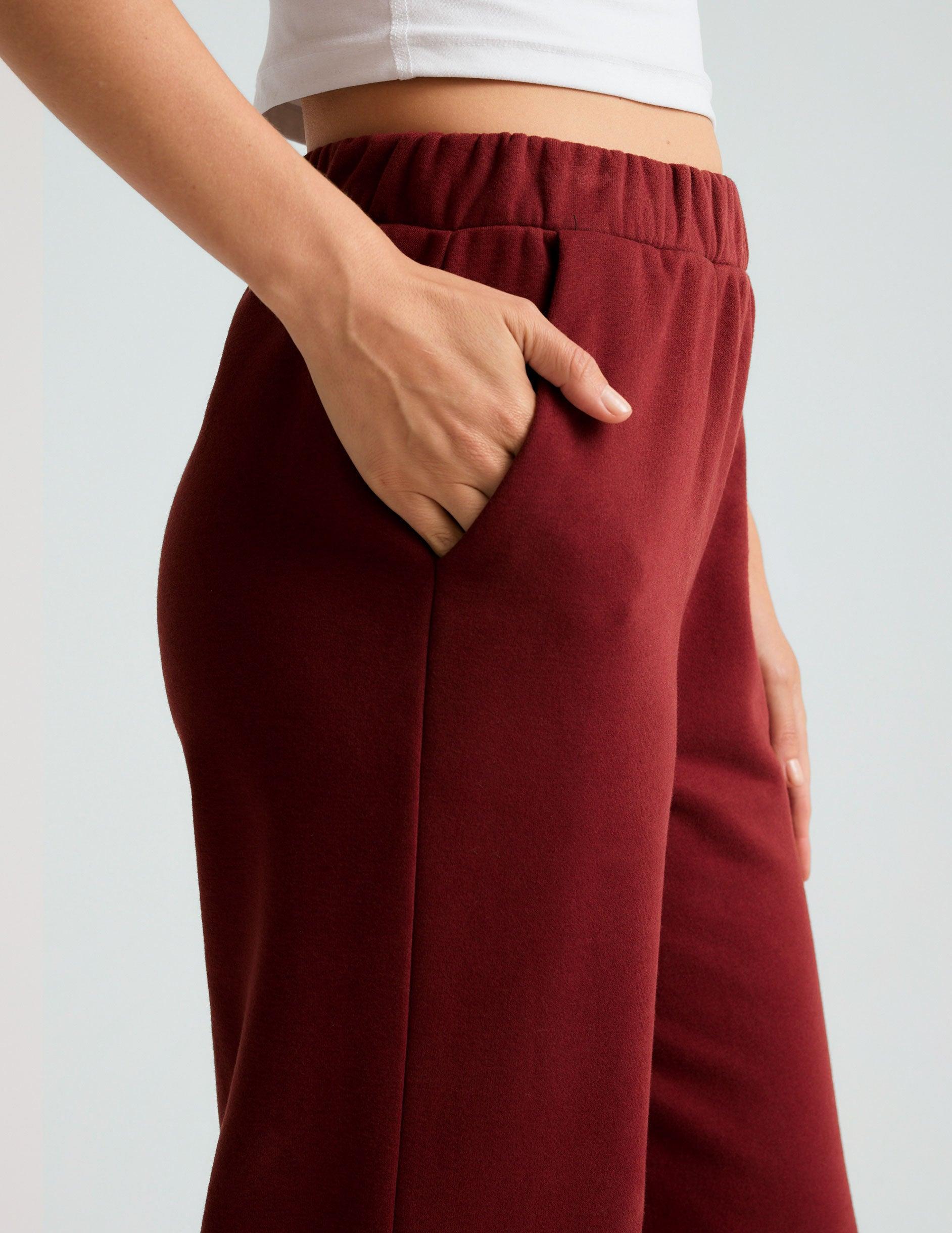 LuxeFleece Wide Leg Pant Product Image
