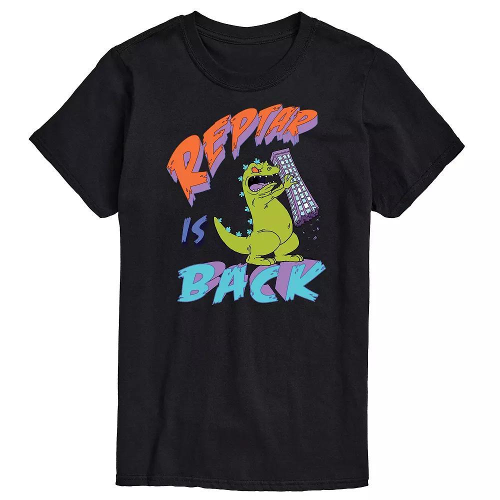 Big & Tall Rugrats Reptar Is Back Graphic Tee, Men's, Size: 4XL Tall, Black Product Image