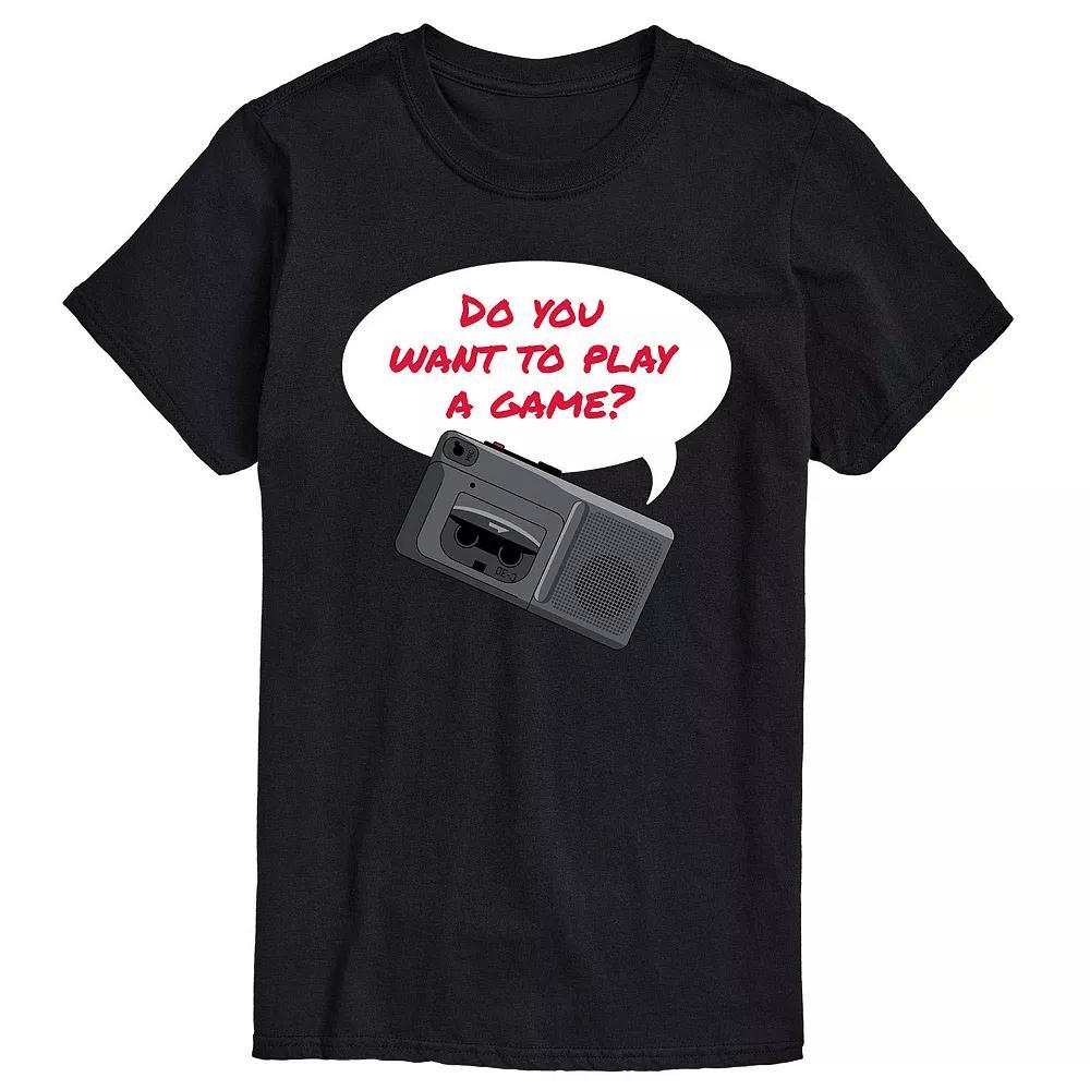 Men's Want To Play A Game Tee,  Product Image