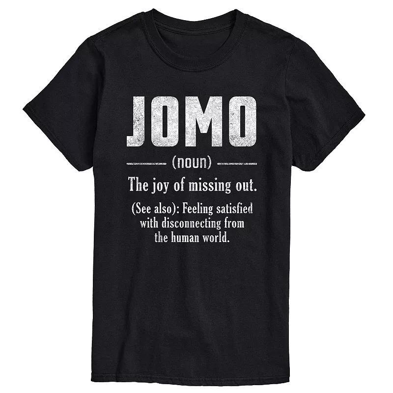 Men's JOMO Graphic Tee, Size: Small, Black Product Image