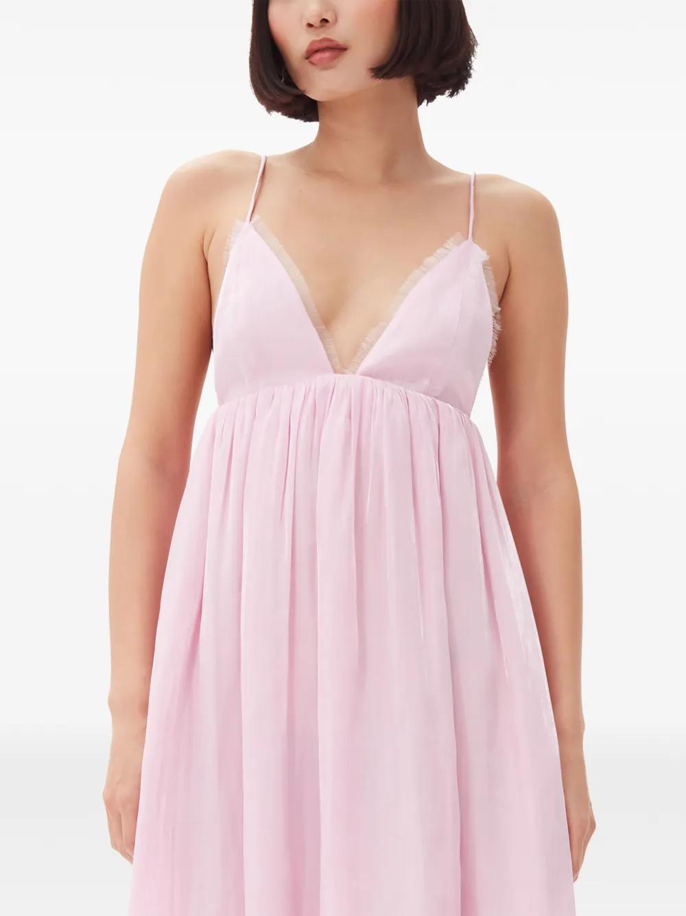 metallic-effect maxi dress Product Image