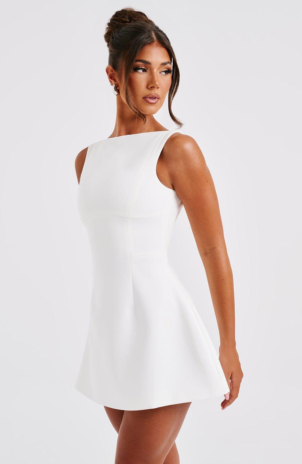 Alana Mini Dress - Ivory Product Image
