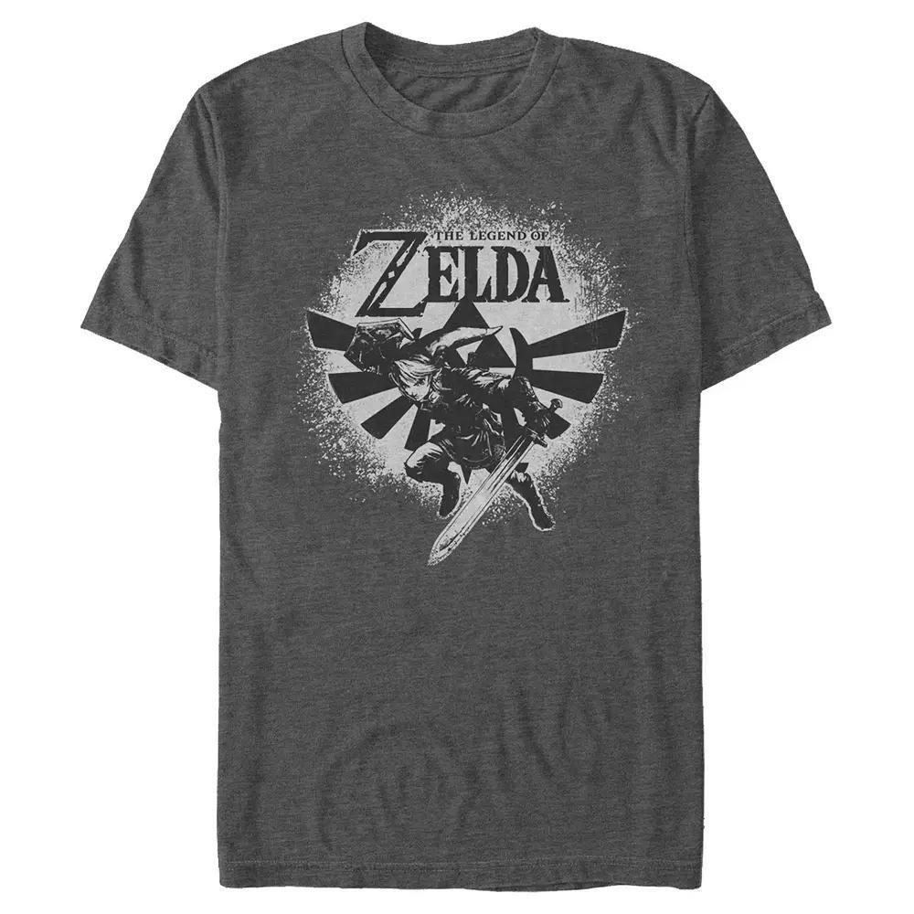 Men's The Legend Of Zelda Action Link Poster Graphic Tee,  Product Image