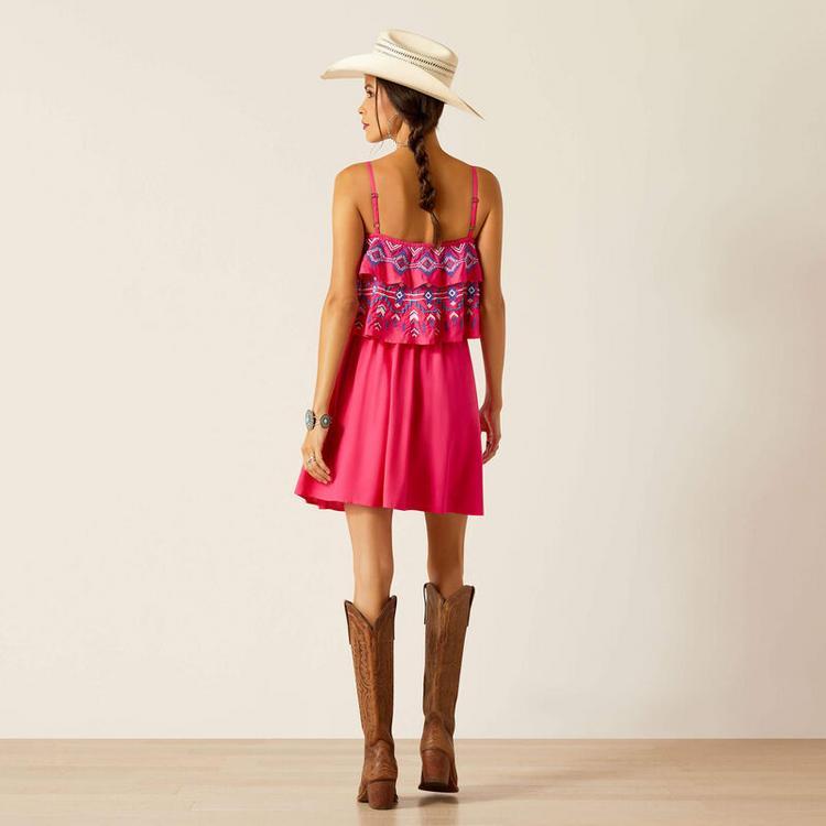 Ariat® Ladies' Pink Peacock Malena Dress Product Image