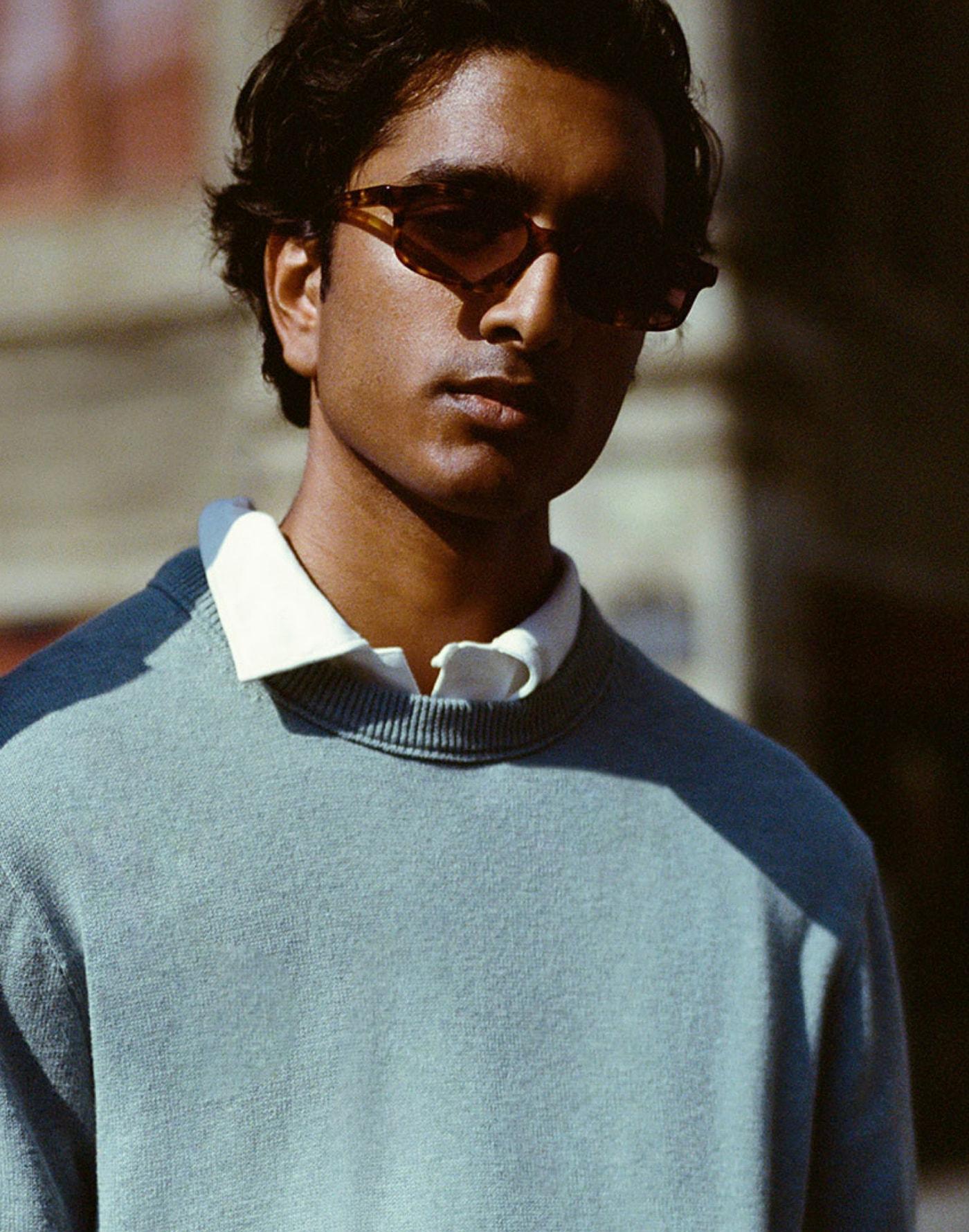 Rounded Rectangle Acetate Sunglasses Product Image