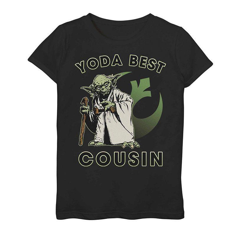 Girls' 7-16 Star Wars Yoda Best Cousin Graphic Tee, Girl's,  Product Image