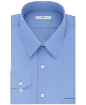 Calvin Klein Mens Slim-Fit Non-Iron Spread Collar Herringbone Dress Shirt Product Image