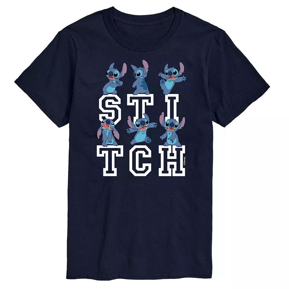 Disney's Lilo and Stitch Big & Tall Poses Graphic Tee, Men's,  Product Image