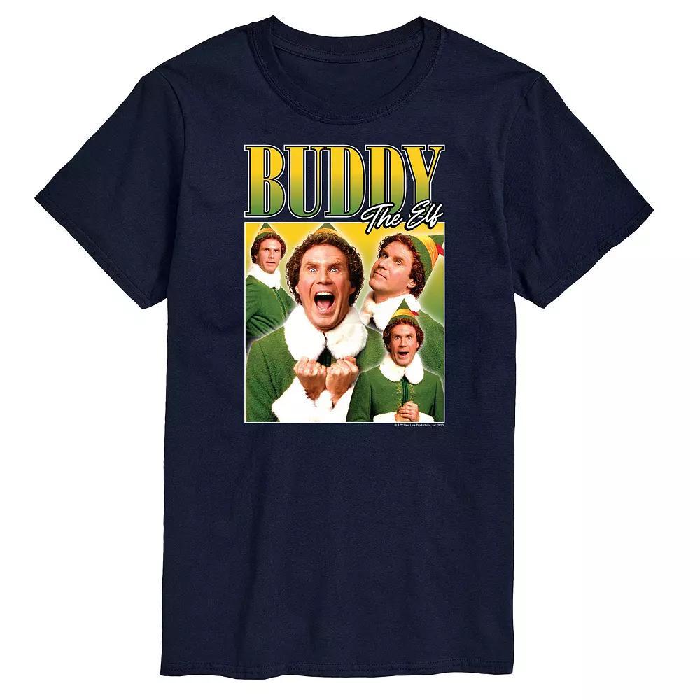 Big & Tall Elf Buddy The Elf Graphic Tee, Men's,  Product Image