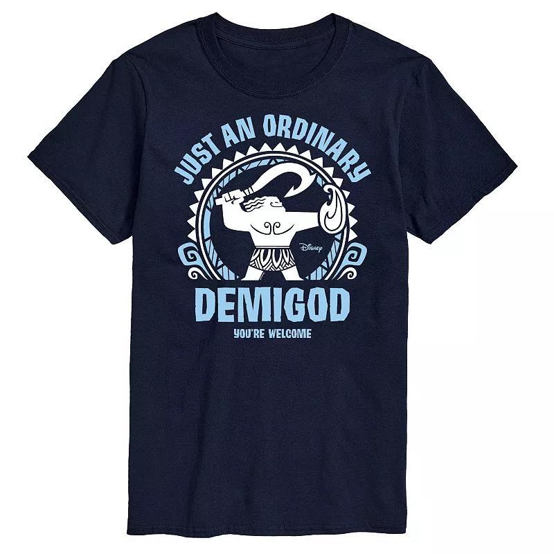 Disneys Moana Big & Tall Just Ordinary Demigod Graphic Tee, Mens Product Image