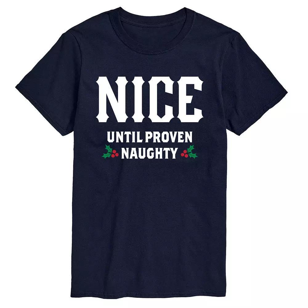 Men's Nice Until Proven Naughty Tee,  Product Image