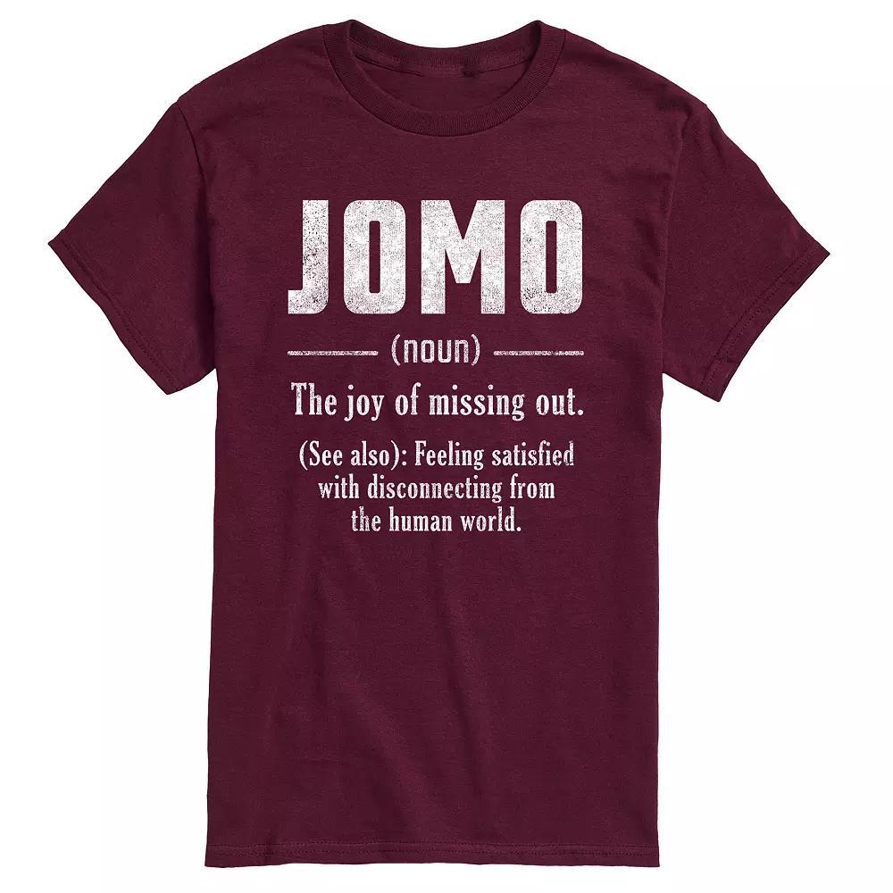 Men's JOMO Graphic Tee, Size: Medium, Red Product Image