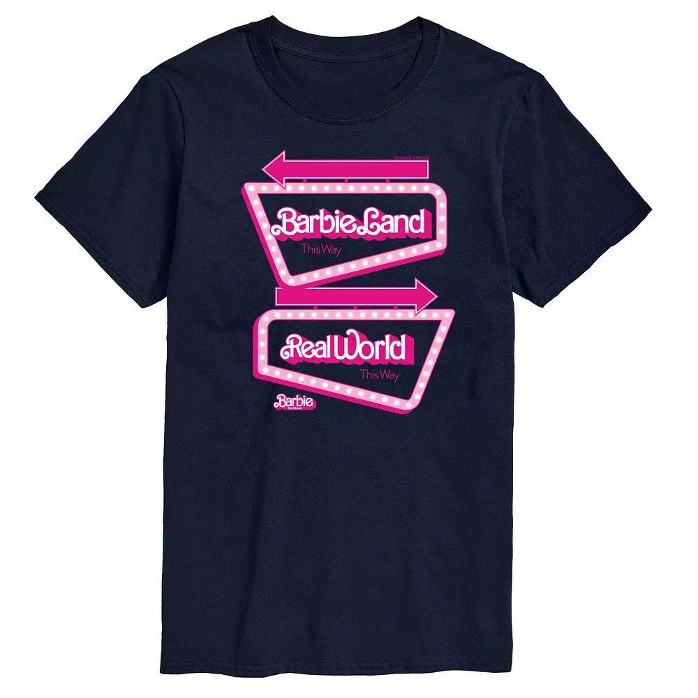Big & Tall Barbie™ The Movie Barbieland Graphic Tee, Men's,  Product Image