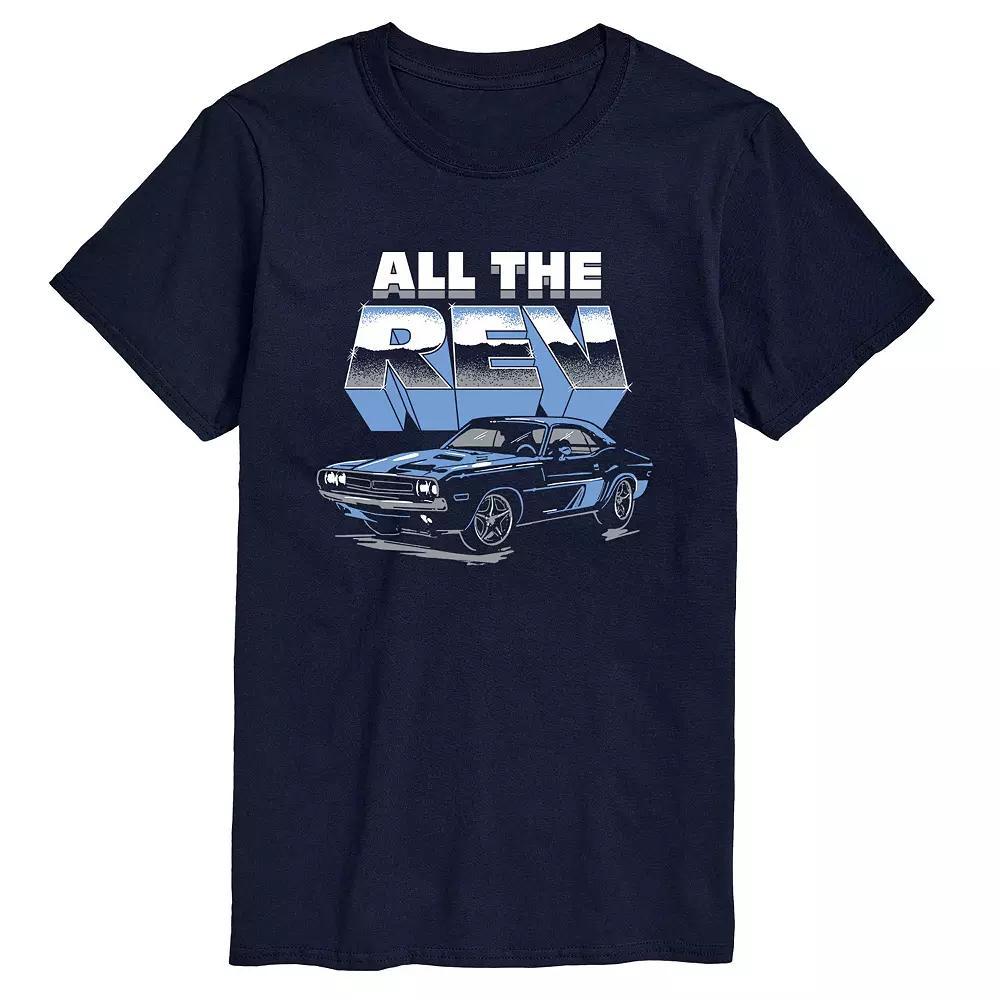 Men's All the Rev Graphic Tee, Size: XXL, Blue Product Image