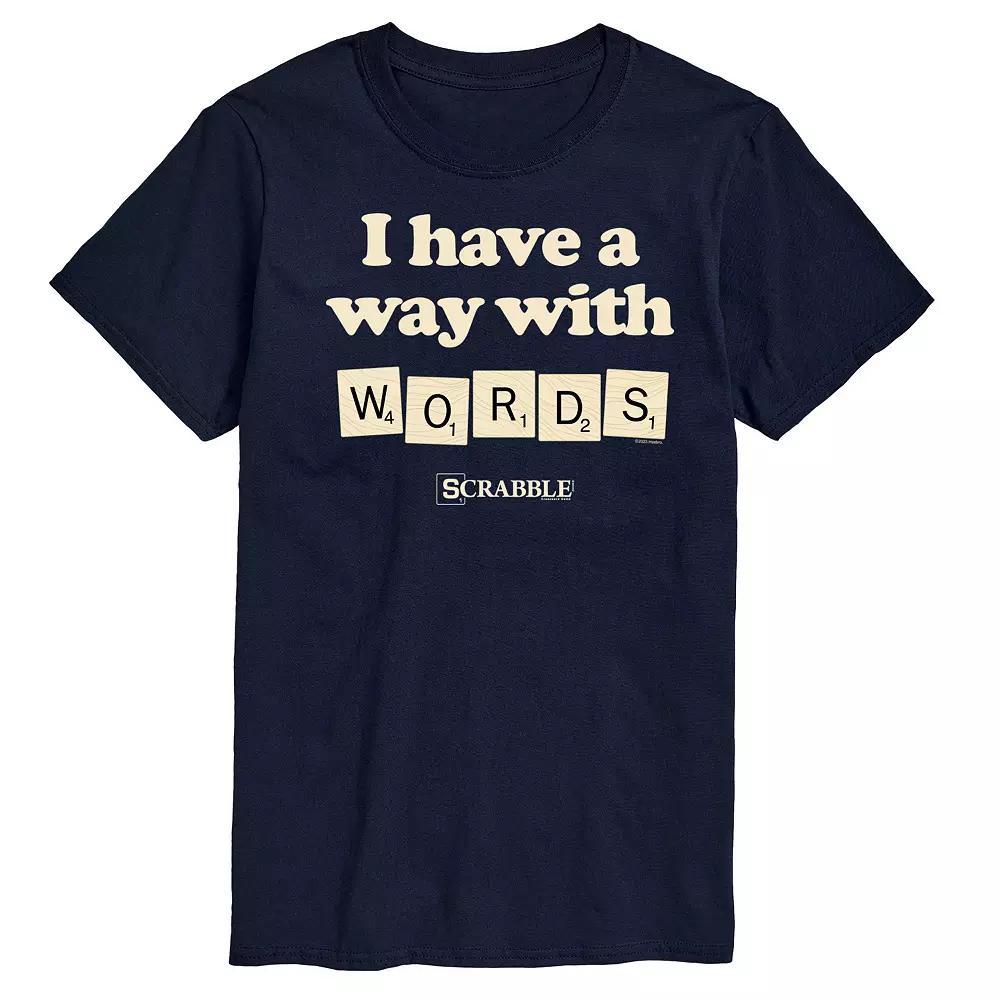 Men's Scrabble I Have a Way With Words Graphic Tee by Hasbro,  Product Image