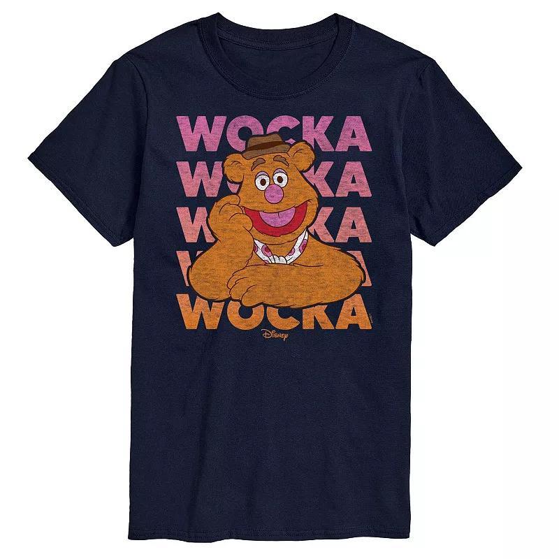 Disney's Men's The Muppets Wocka Wocka Tee, Size: 3XL Tall, Black Product Image