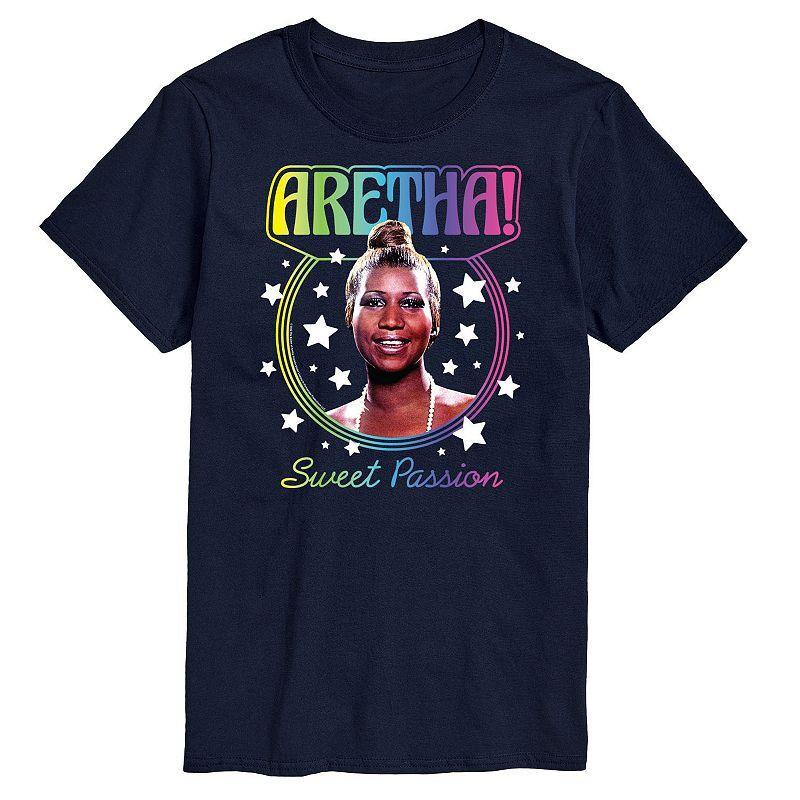 Big & Tall Aretha Franklin Queen Sweet Passion, Mens Blue Product Image