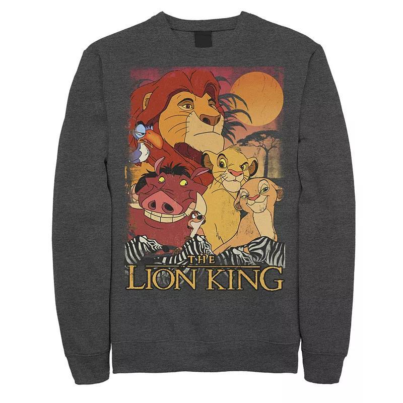 Disney's The Lion King Men's Happy Group Sweatshirt, Size: Small, Black Product Image