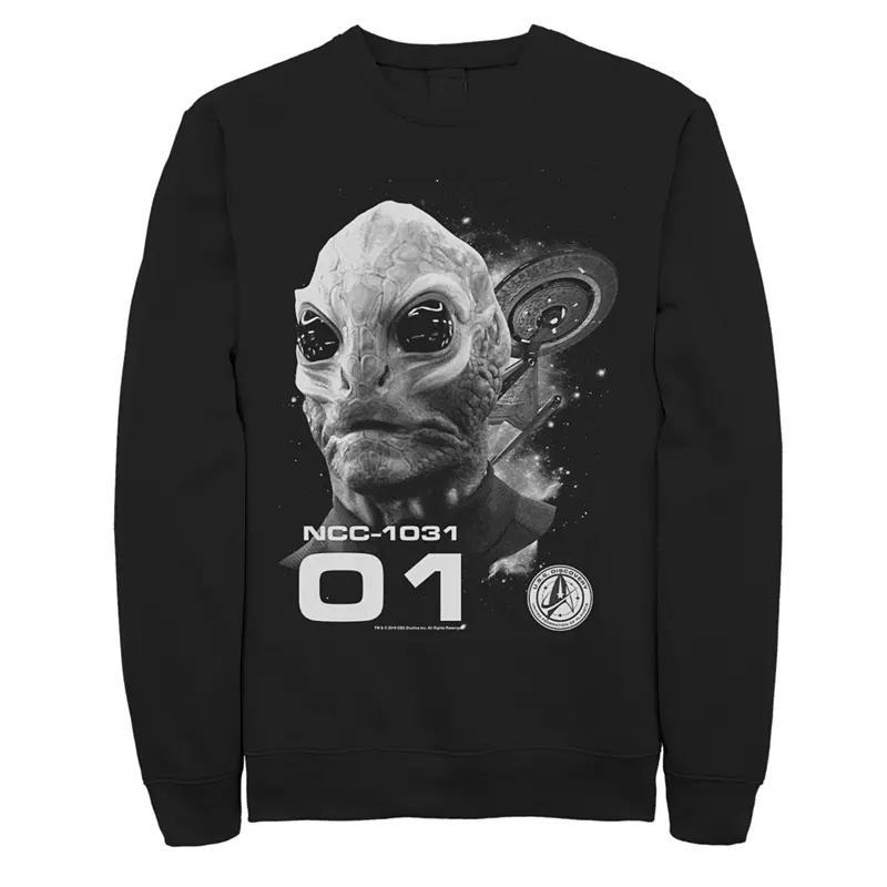 Men's Star Trek Discovery The Alien Graphic Sweatshirt, Size: Medium, Black Product Image