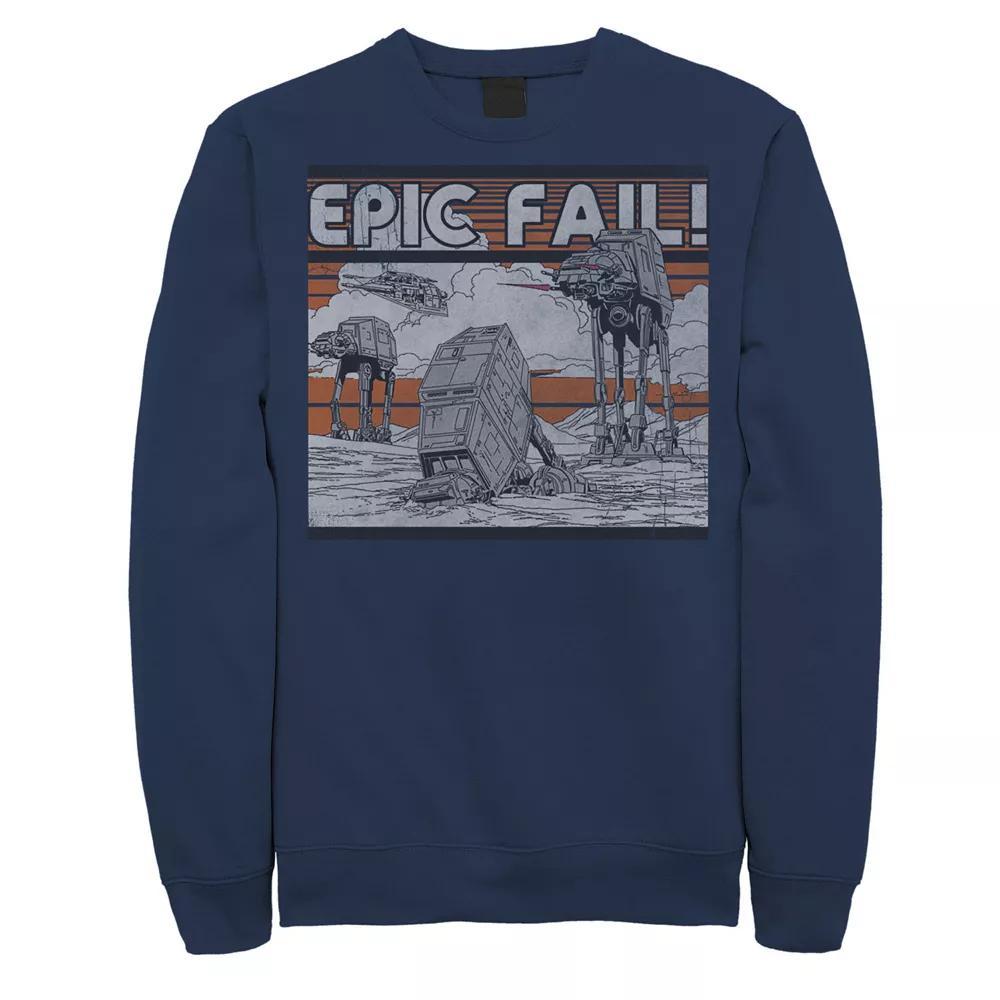 Men's Star Wars AT-AT Walker Epic Fail Meme Sweatshirt,  Product Image
