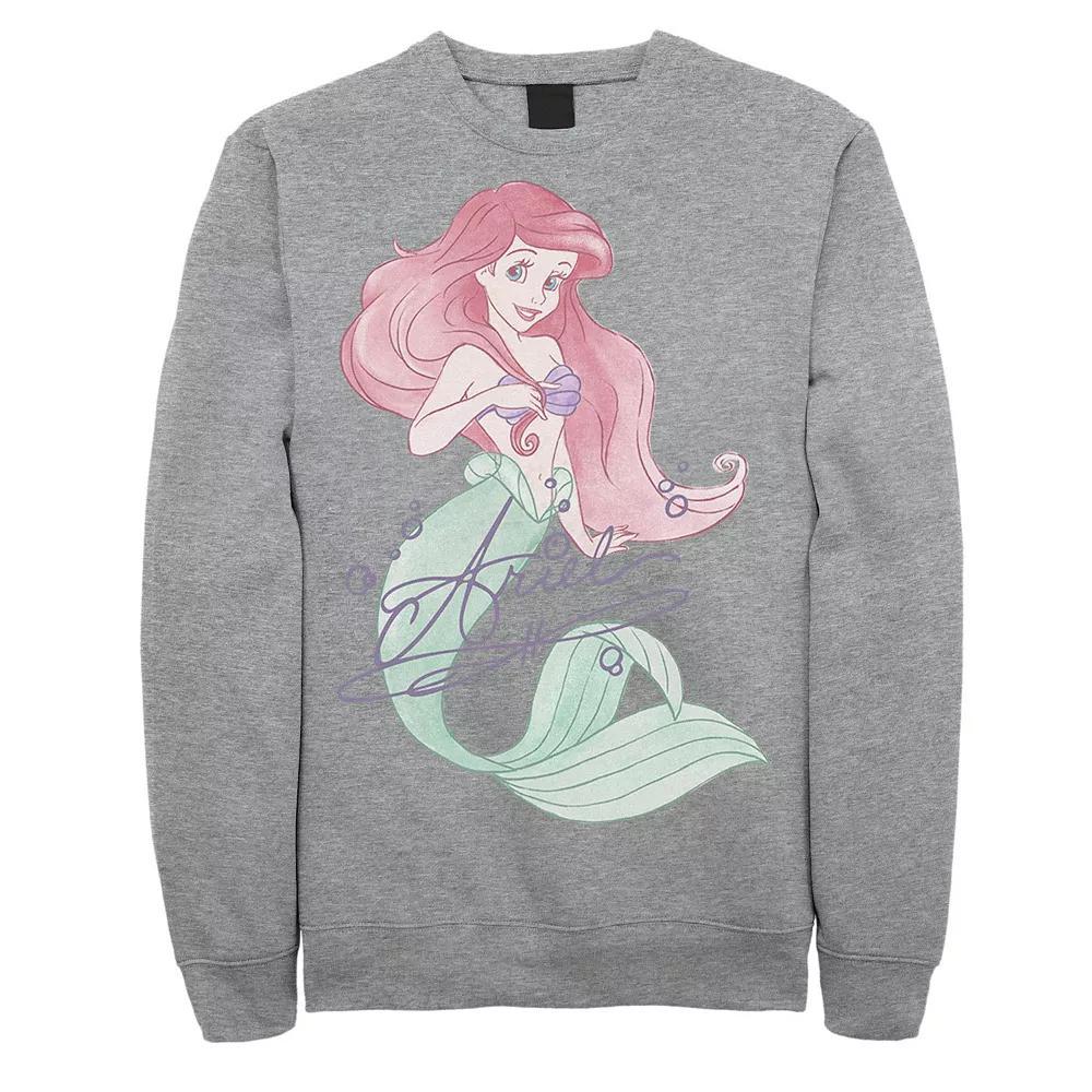Disney's The Little Mermaid Ariel Men's Signed Portrait Sweatshirt,  Product Image