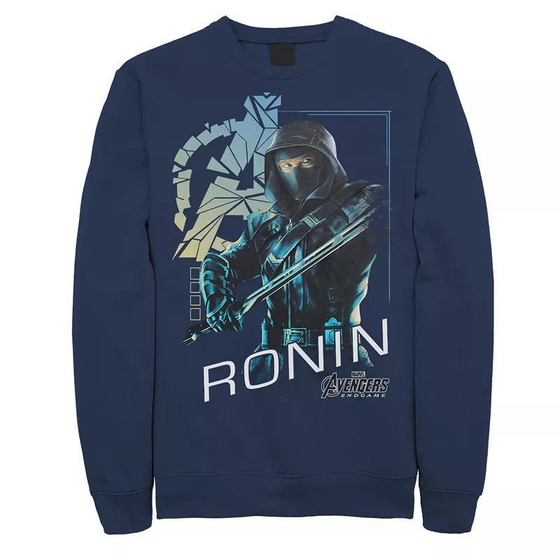 Mens Marvel Avengers Endgame Ronin Shattered Logo Sweatshirt Blue Product Image