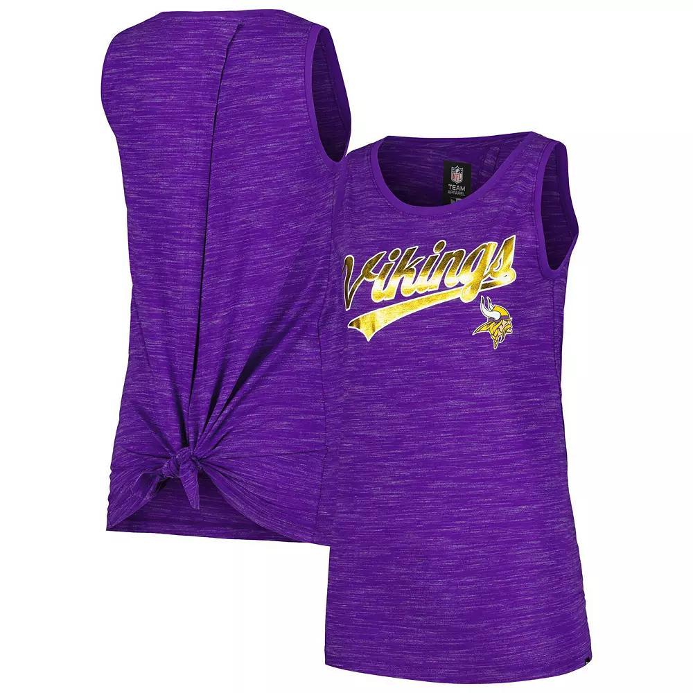 Women's New Era Purple Minnesota Vikings Space Dye Active Tank Top,  Product Image