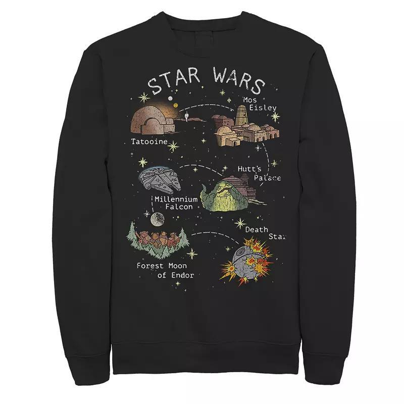 Men's Star Wars Story Map Sweatshirt,  Product Image