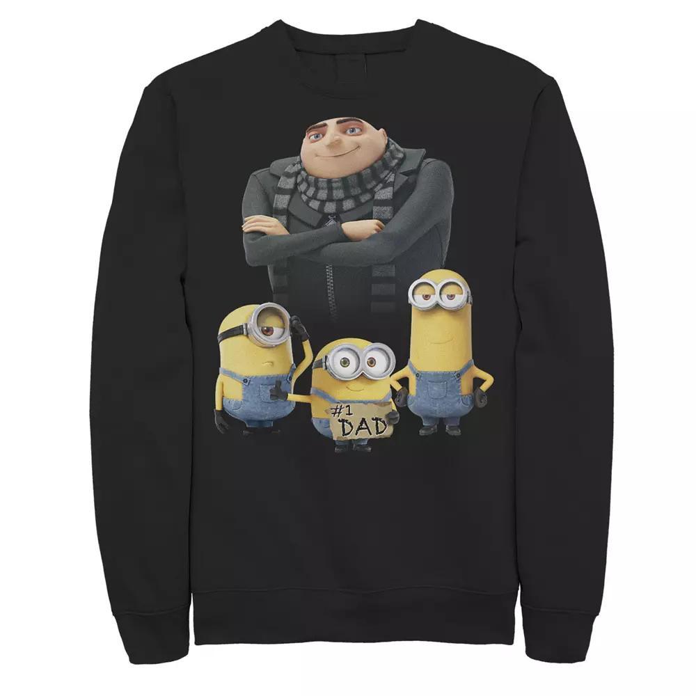 Men's Despicable Me Minions Count Dracula Portrait Sweatshirt,  Product Image