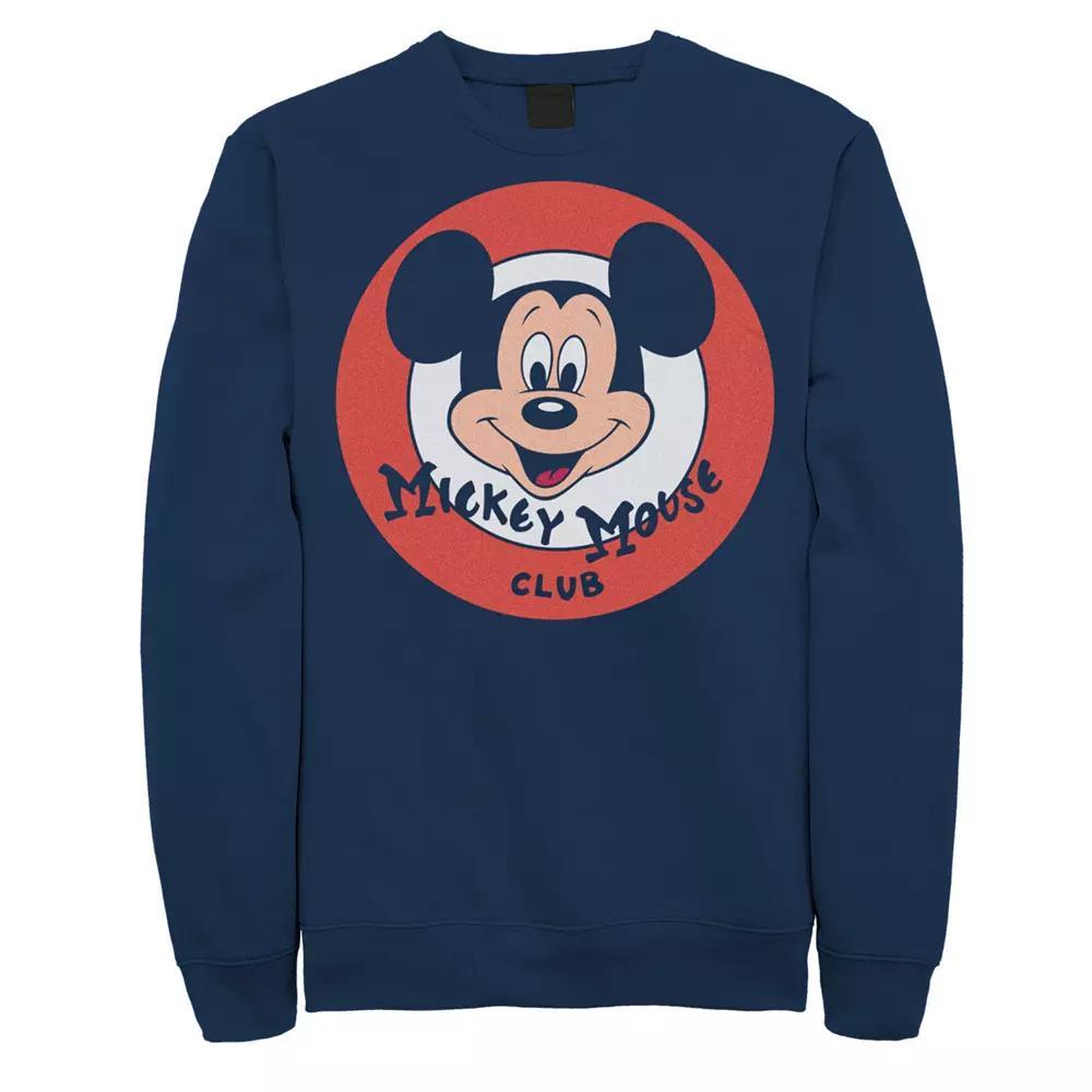 Disney's Mickey Mouse Big & Tall Mickey Mouse Club Head Badge Graphic Fleece, Men's,  Product Image