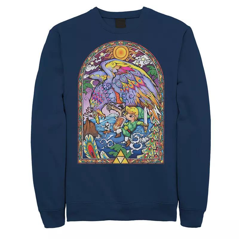 Mens Nintendo Legend of Zelda Sweatshirt Blue Product Image